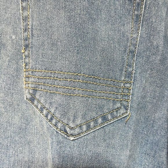 Offset Button Vintage Fit Denim y2k - Picture 6 of 12